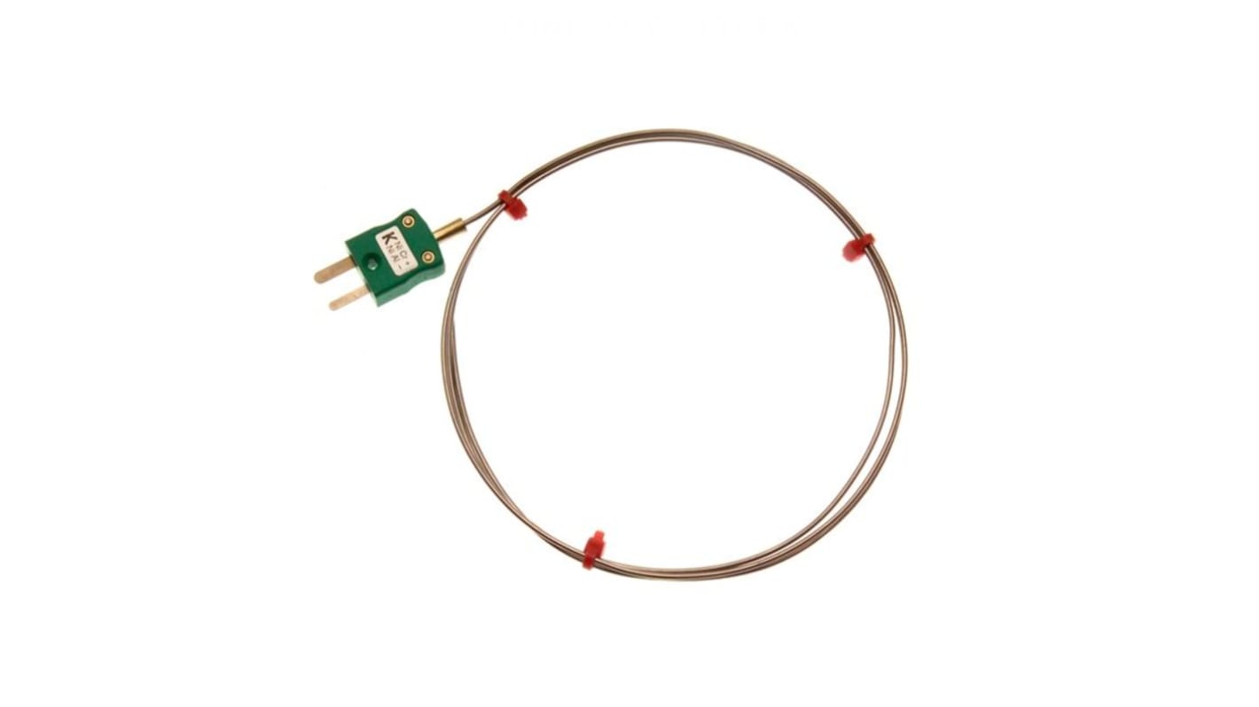 RS PRO Edelstahl Mineralisoliertes Thermoelement Typ K, Ø 3mm x 250mm -40°C → +1100°C