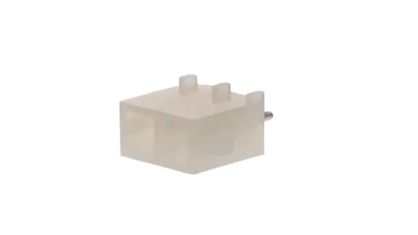 Molex 42002 Series PCB Header, 2 Contact(s), 6.35mm Pitch, 1 Row(s)