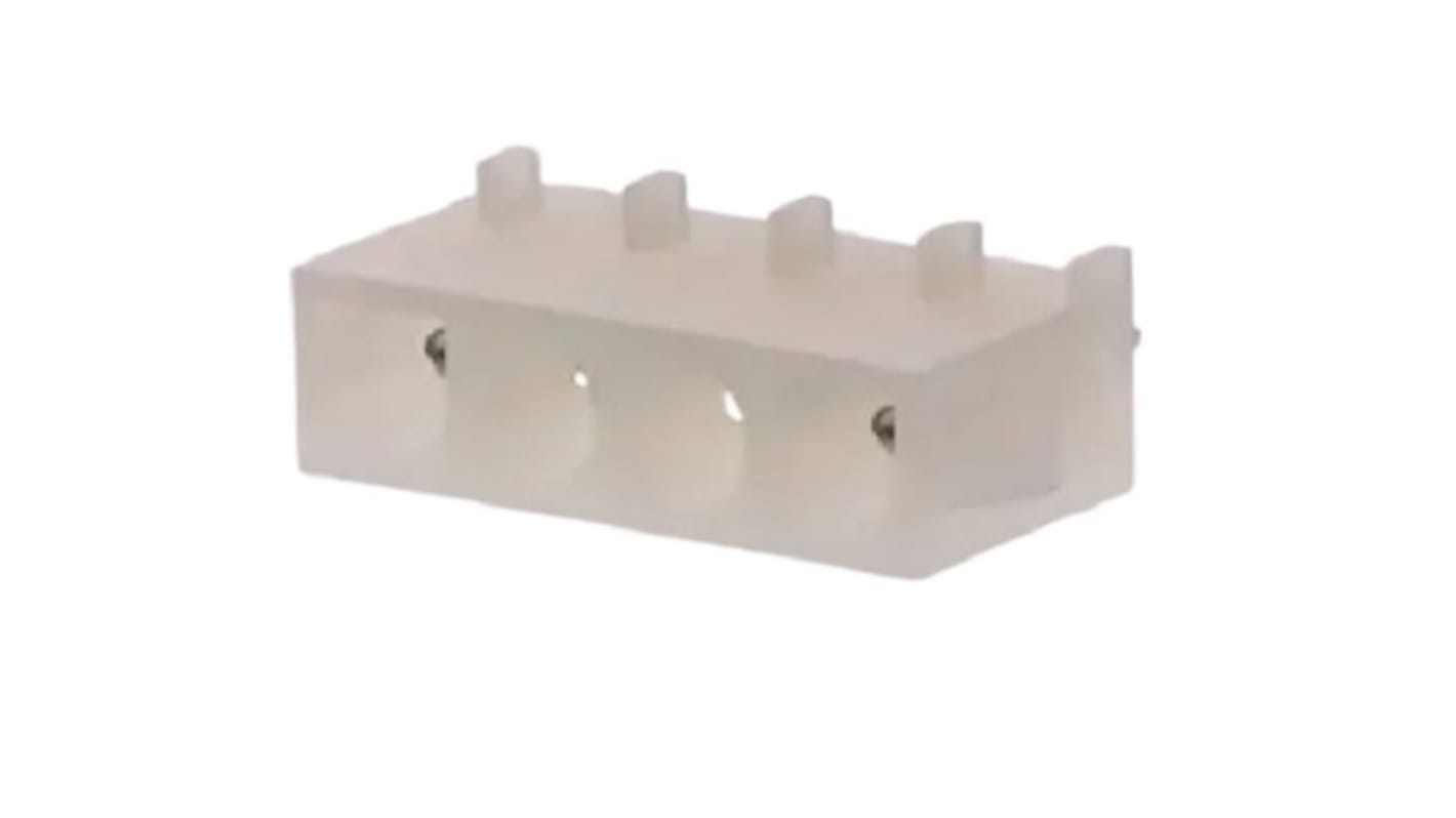 Molex 42002 Series PCB Header, 4 Contact(s), 6.35mm Pitch, 1 Row(s)