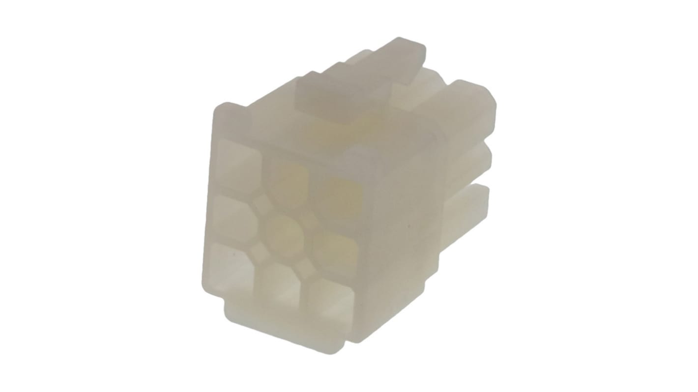 Molex Receptacle Crimp Connector Housing, 4.8mm Pitch, 9 Way, 3 Row