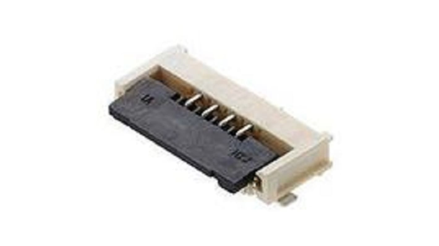 Molex FPC连接器, 公插, 4p, 1mm间距, SMT安装