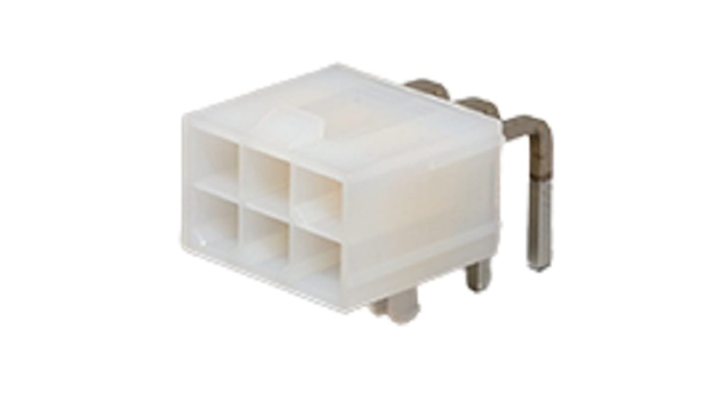 Wtyk PCB 6-pinowe raster: 4.2mm 2-rzędowe Molex