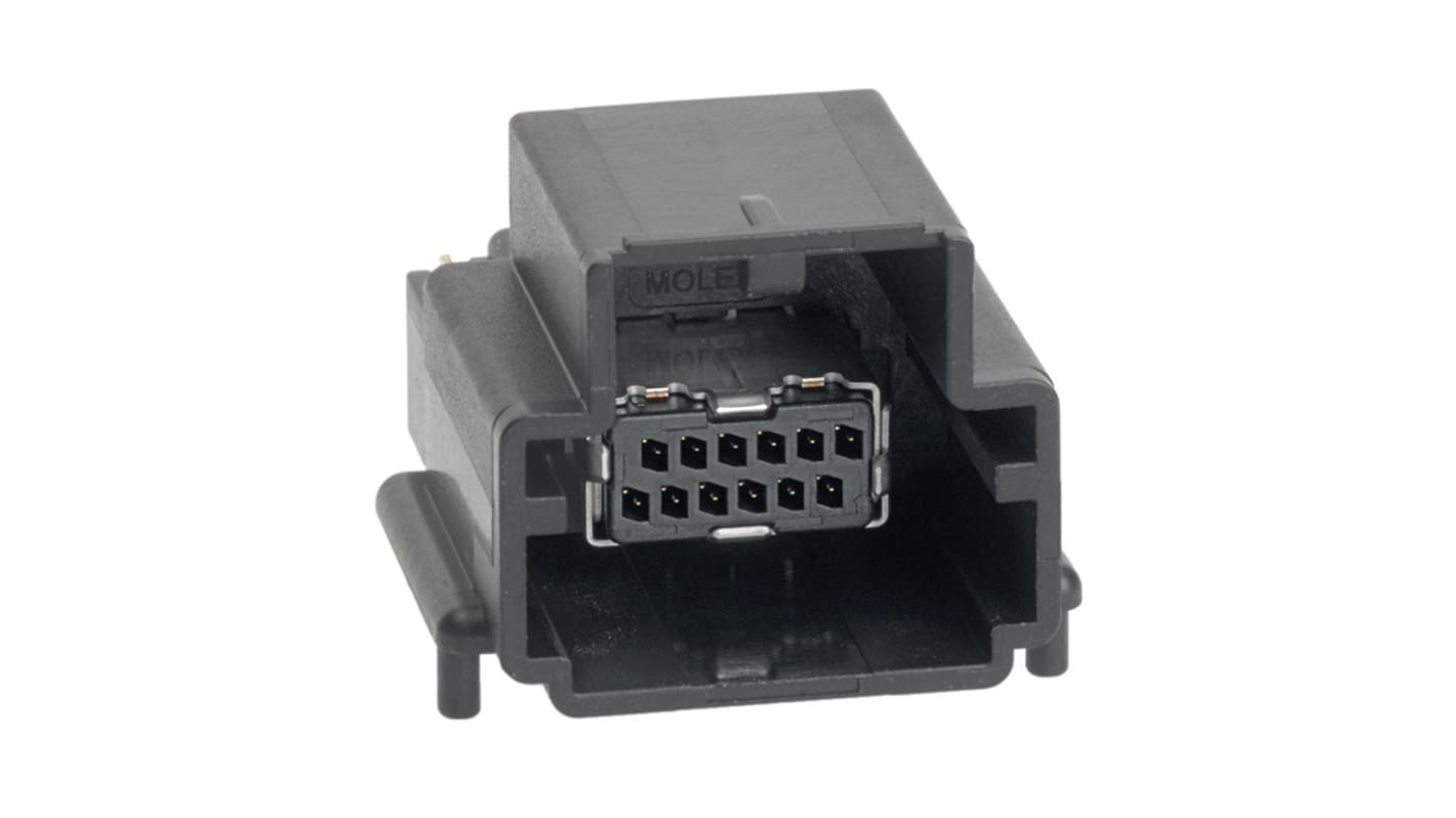 Molex 34861 Series PCB Header, 12 Contact(s), 1.27mm Pitch, 2 Row(s)