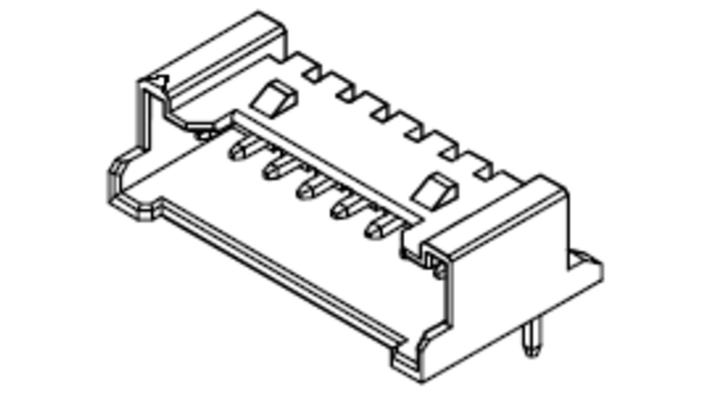 Molex 基板接続用ピンヘッダ 6極 2mm 1列 353630660