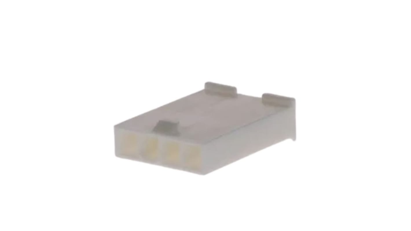 Molex Plug Crimp Connector Housing, 4.2mm Pitch, 4 Way, 1 Row