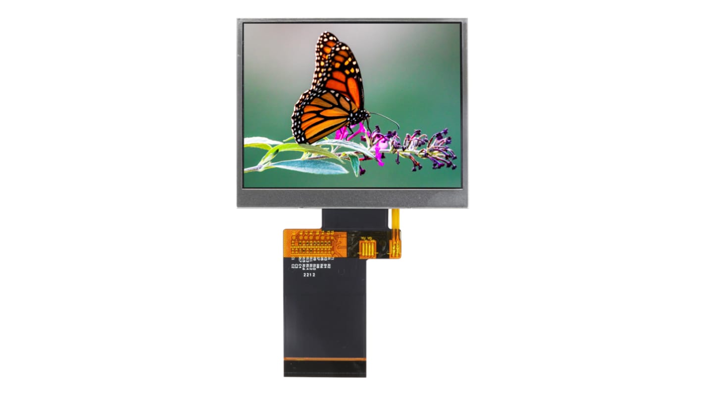 NEWHAVEN DISPLAY INTERNATIONAL NHD-3.5-320240JF-ASXP IPS TFT LCD Colour Display, 3.5in, 320 x 240pixels