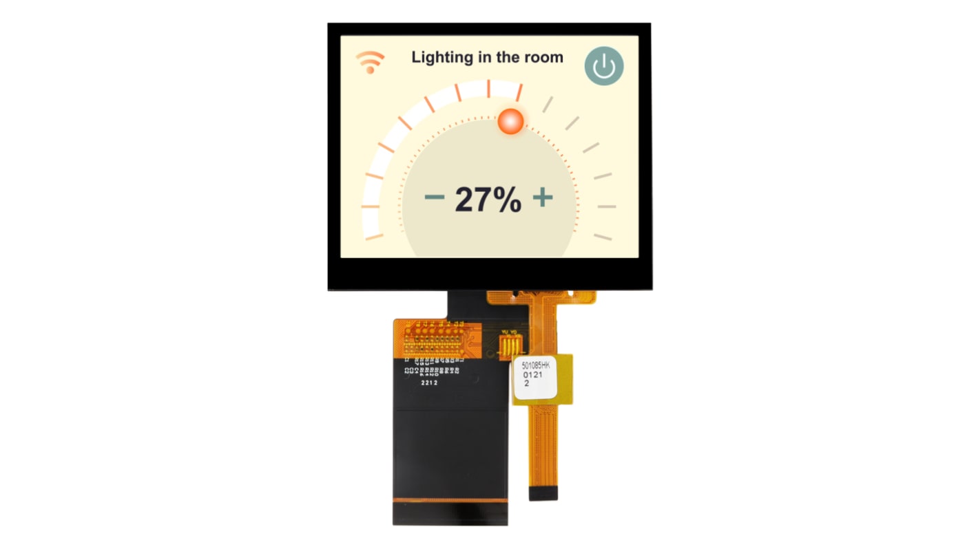 NEWHAVEN DISPLAY INTERNATIONAL NHD-3.5-320240JF-ASXP-CTP IPS TFT LCD Colour Display / Touch Screen, 3.5in, 320 x