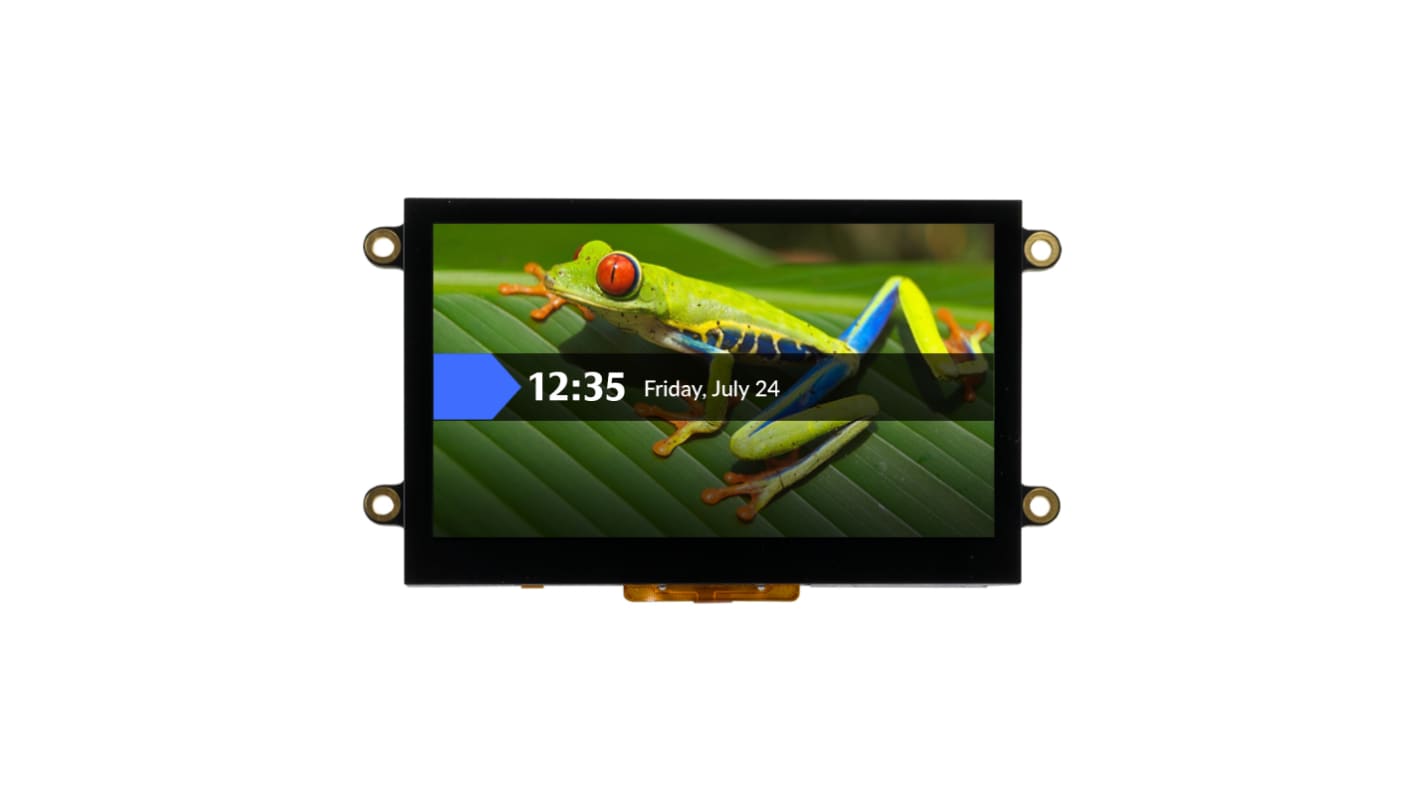 NEWHAVEN DISPLAY INTERNATIONAL NHD-4.3-800480FT-CSXP-CTP IPS TFT LCD Colour Display / Touch Screen, 4.3in, 800 x