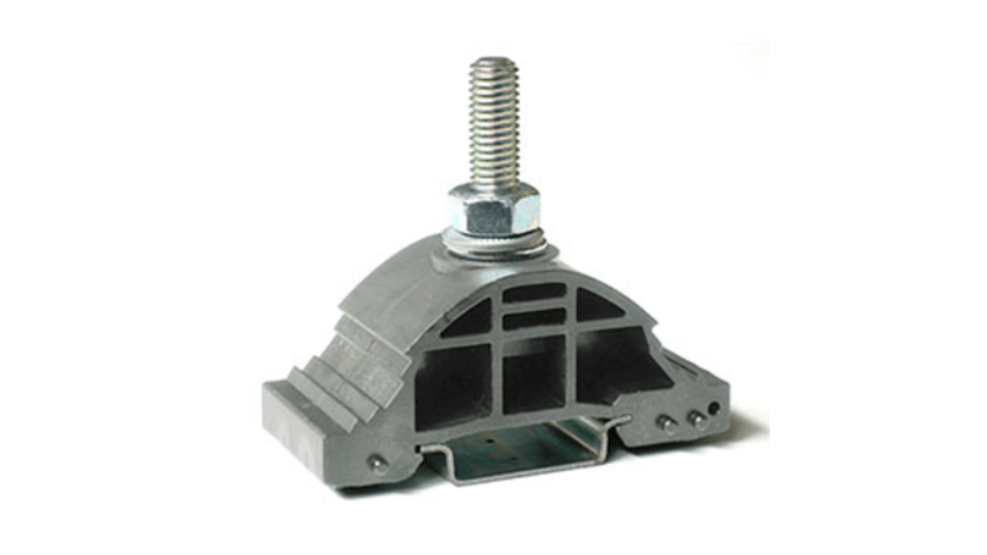 RS PRO Grey, 95mm², 1-Level, Bolt Termination