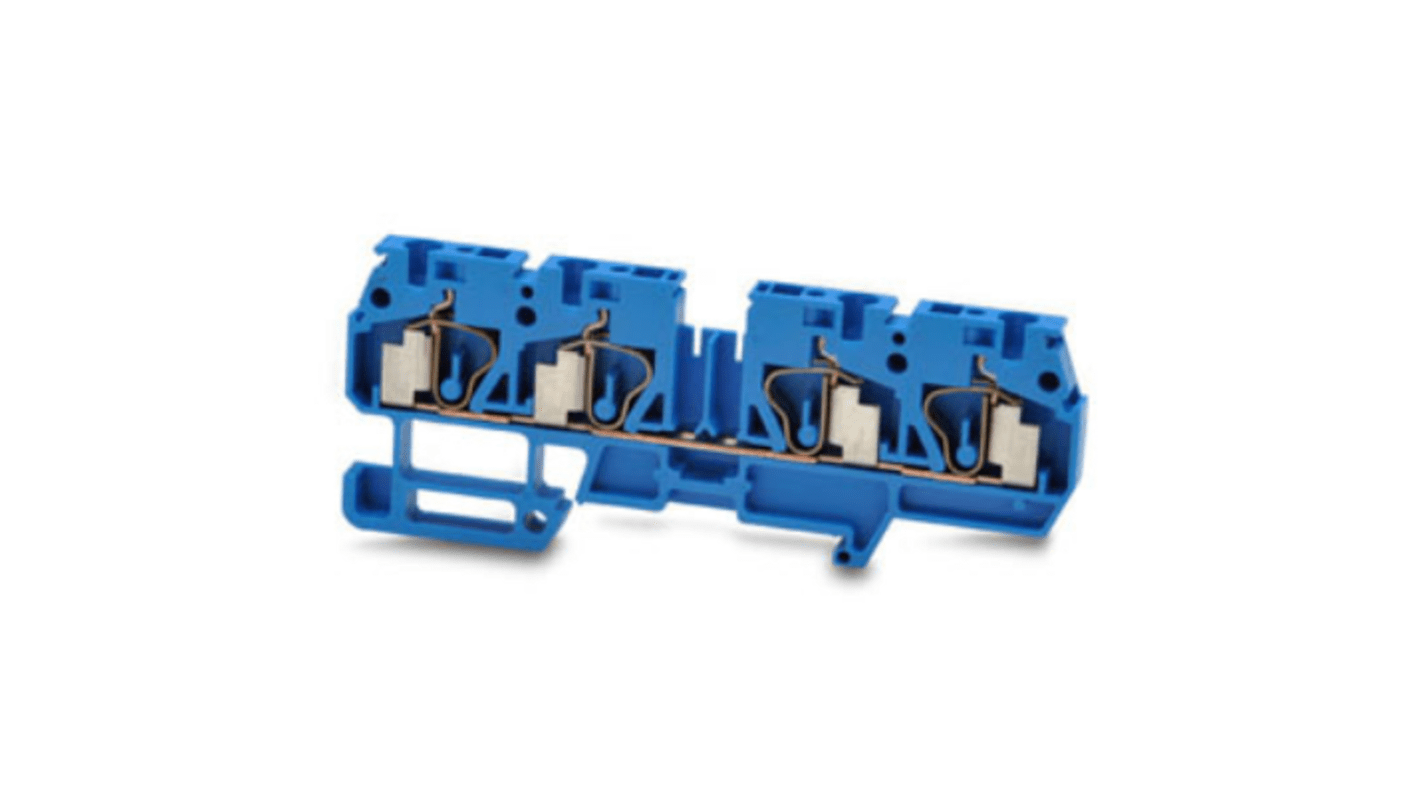 RS PRO Blue, 2.5mm², 1-Level, Spring Termination