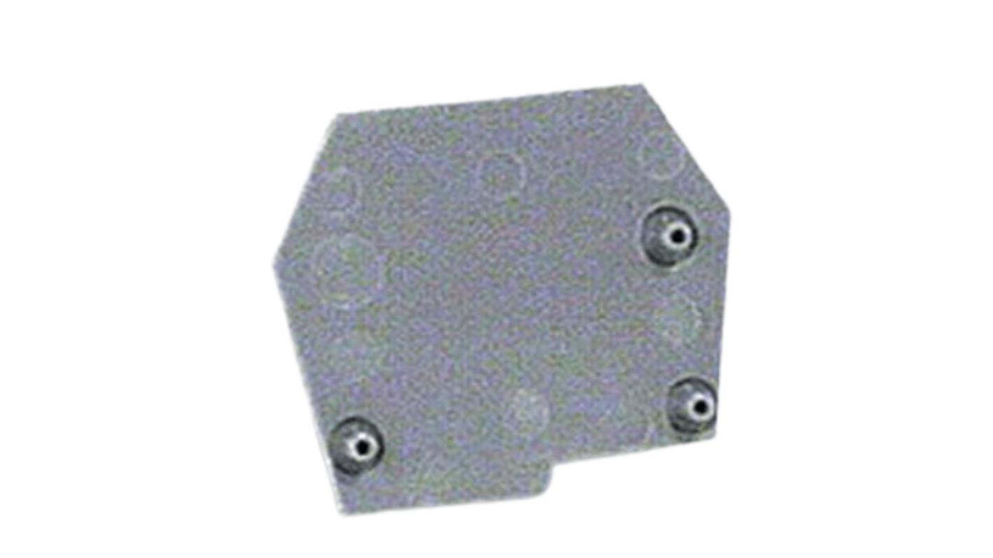 RS PRO End Plate for Use with RS PRO T4/15 Terminal Blocks