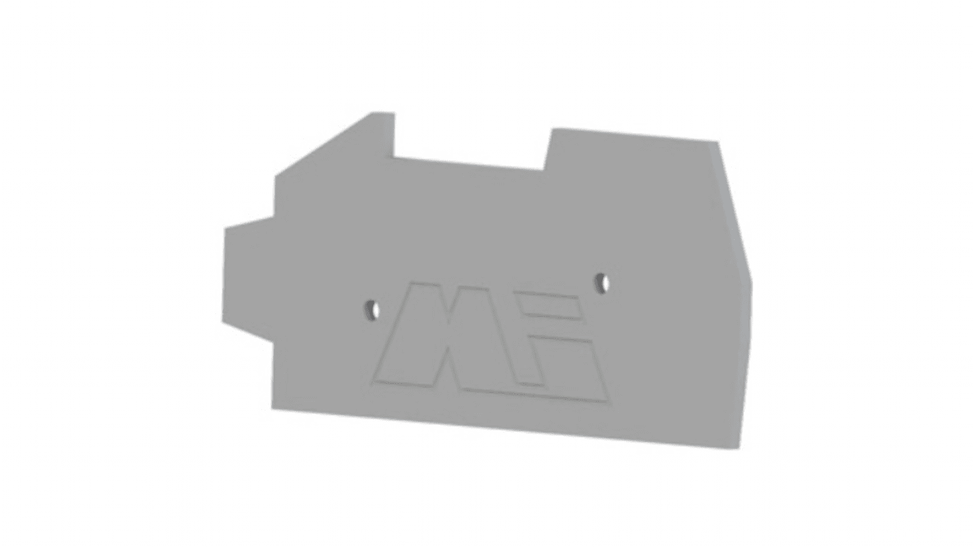 RS PRO End Section for Use with RS PRO XM1/2VH Terminal Block
