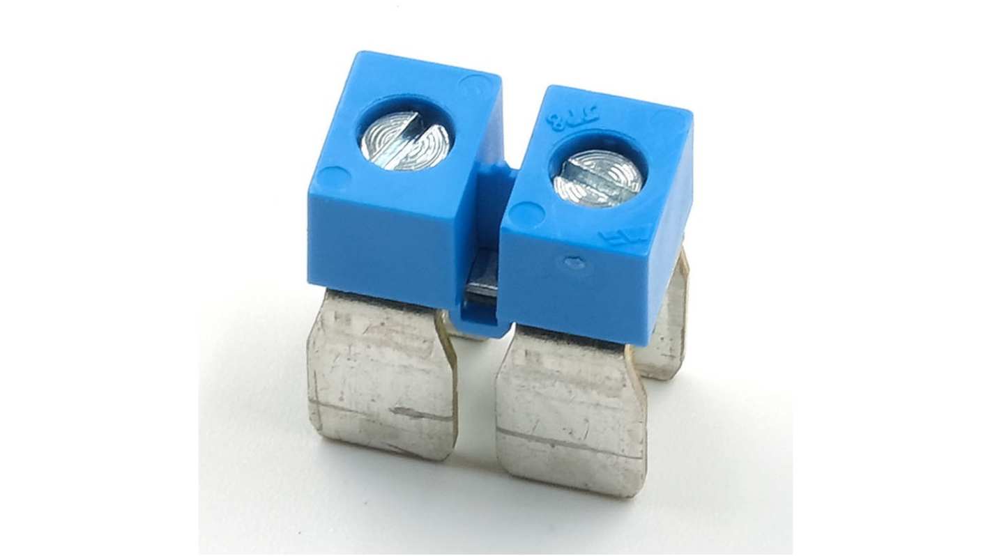 RS PRO Insulated Screw Jumper for Use with RS PRO Full 4 Terminal Blocks, 50A