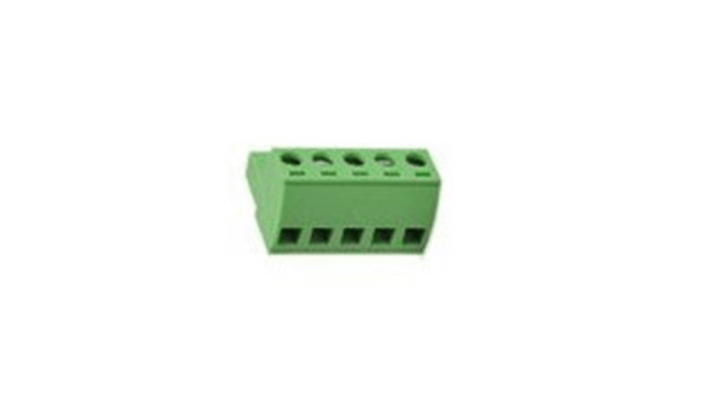 Morsettiera collegabile RS PRO Femmina a 5 vie, 1 fila, passo 5.08mm, Circuito stampato