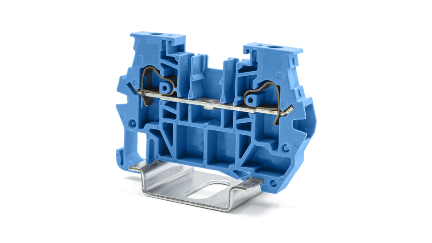 Morsettiera passante RS PRO, Blu, livello Singolo, 32A