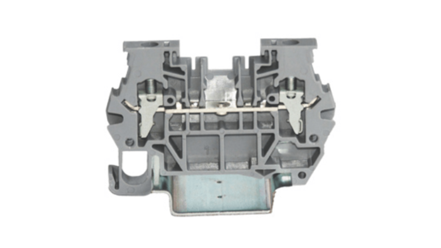 Morsettiera passante RS PRO, Grigio, livello Singolo, 32A