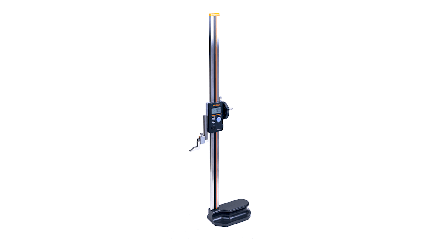 Calibre de altura Mitutoyo de 600mm, resolución 0,01mm, precisión ±0,05 mm, con display LCD, escala métrica