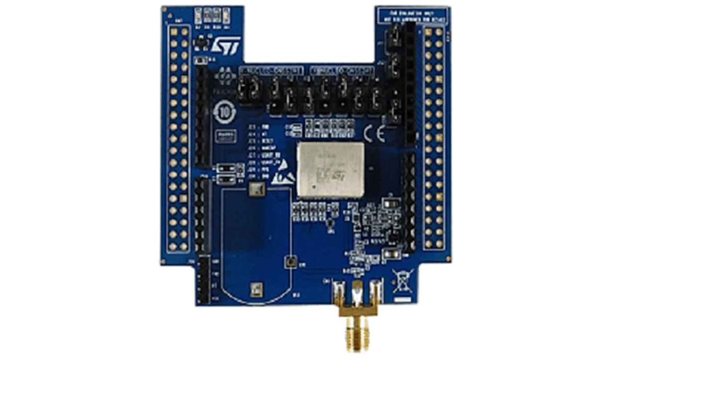 Kommunikáció és vezeték nélküli fejlesztőeszköz, X-NUCLEO-GNSS2A1, Bővítőkártya, STM32 Nucleo, X-NUCLEO-GNSS2A1, GNSS,