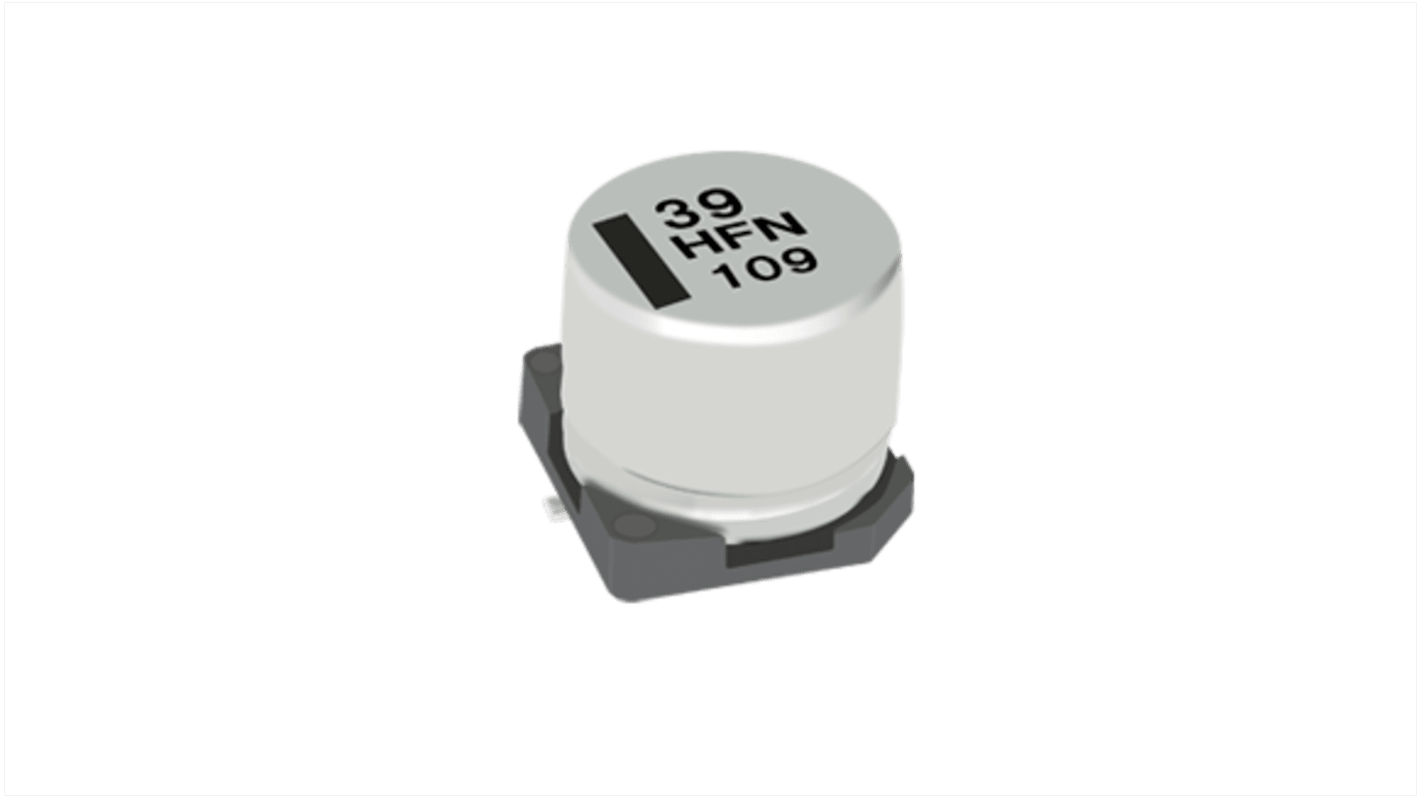 Panasonic, SMD Aluminium-Elektrolyt Kondensator 1800μF / 6.3V dc