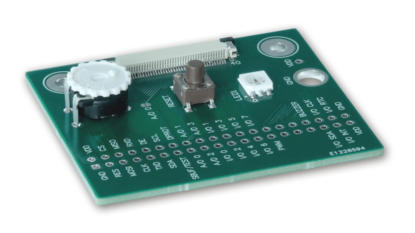 Display Visions EA 94998-RGBANA, Display interface sæt I2C, RS232, SPI, USB Application Board with RGB, LED & POTI