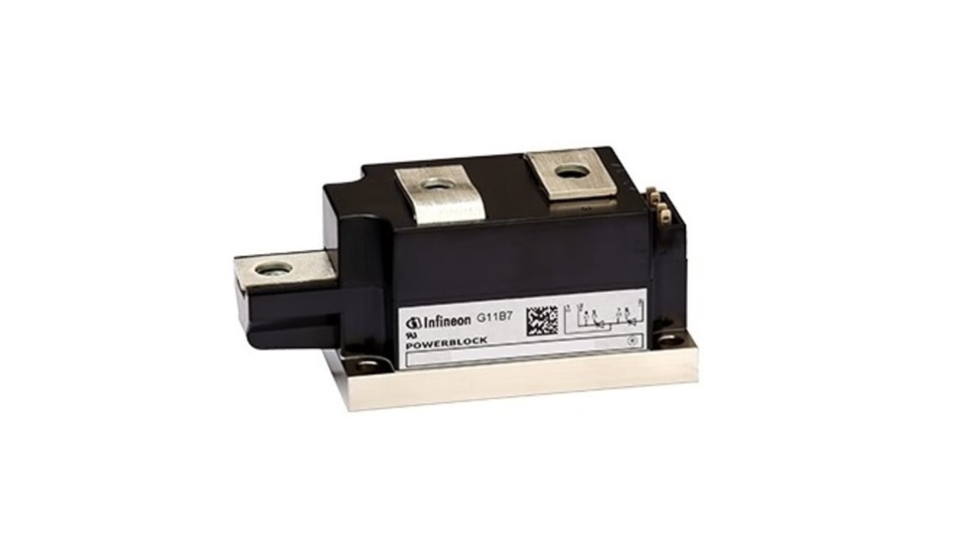 Infineon 可控硅模块, SCR, BG-PB50AT-1, 最大栅极触发电流200mA