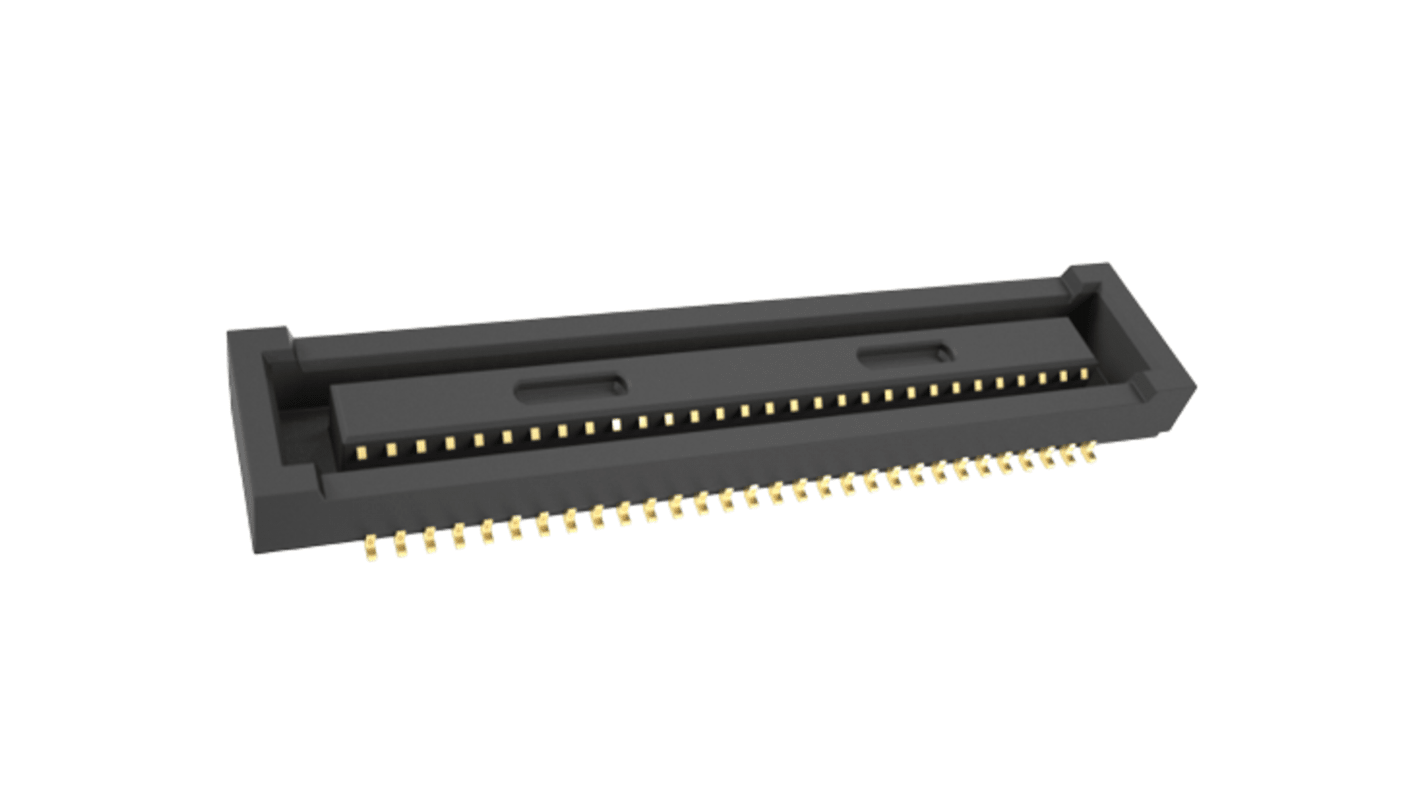 Amphenol Communications Solutions BergStak Series PCB Mount PCB Connector, 60-Contact, 2-Row, 0.4mm Pitch, Pin
