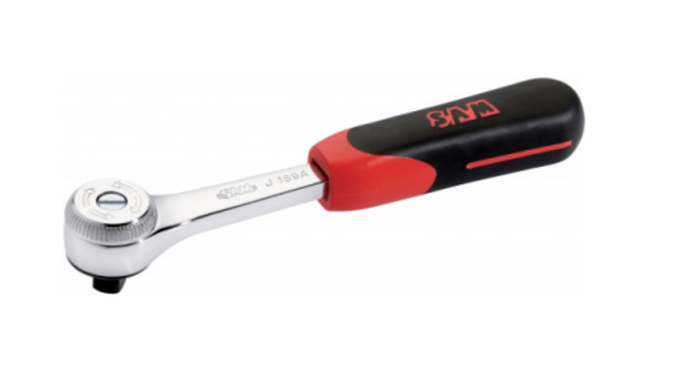 SAM 3/8 in Square Ratchet with Ratchet Handle, 184 mm Overall
