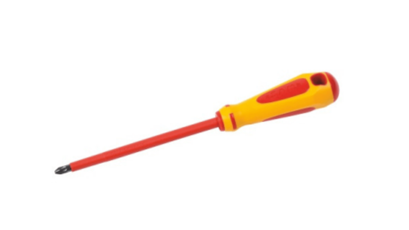 SAM Pozidriv Insulated Screwdriver, 5.5 mm Tip, VDE/1000V