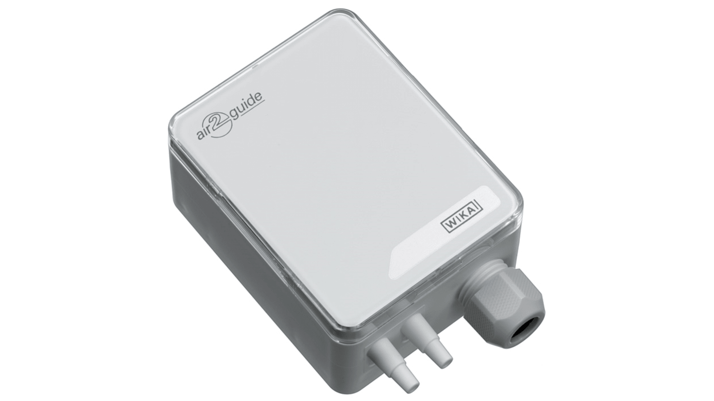 WIKA A2G-50 Series Pressure Sensor, -250Pa Min, 250Pa Max, Absolute, Gauge, Vacuum Reading