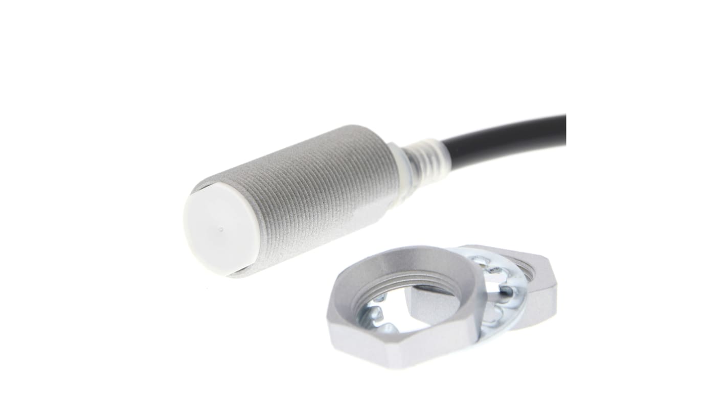 Rs-Online Sensore di prossimità Cilindro filettato Omron M18 rilevamento 11 mm 10 → 30 V CC