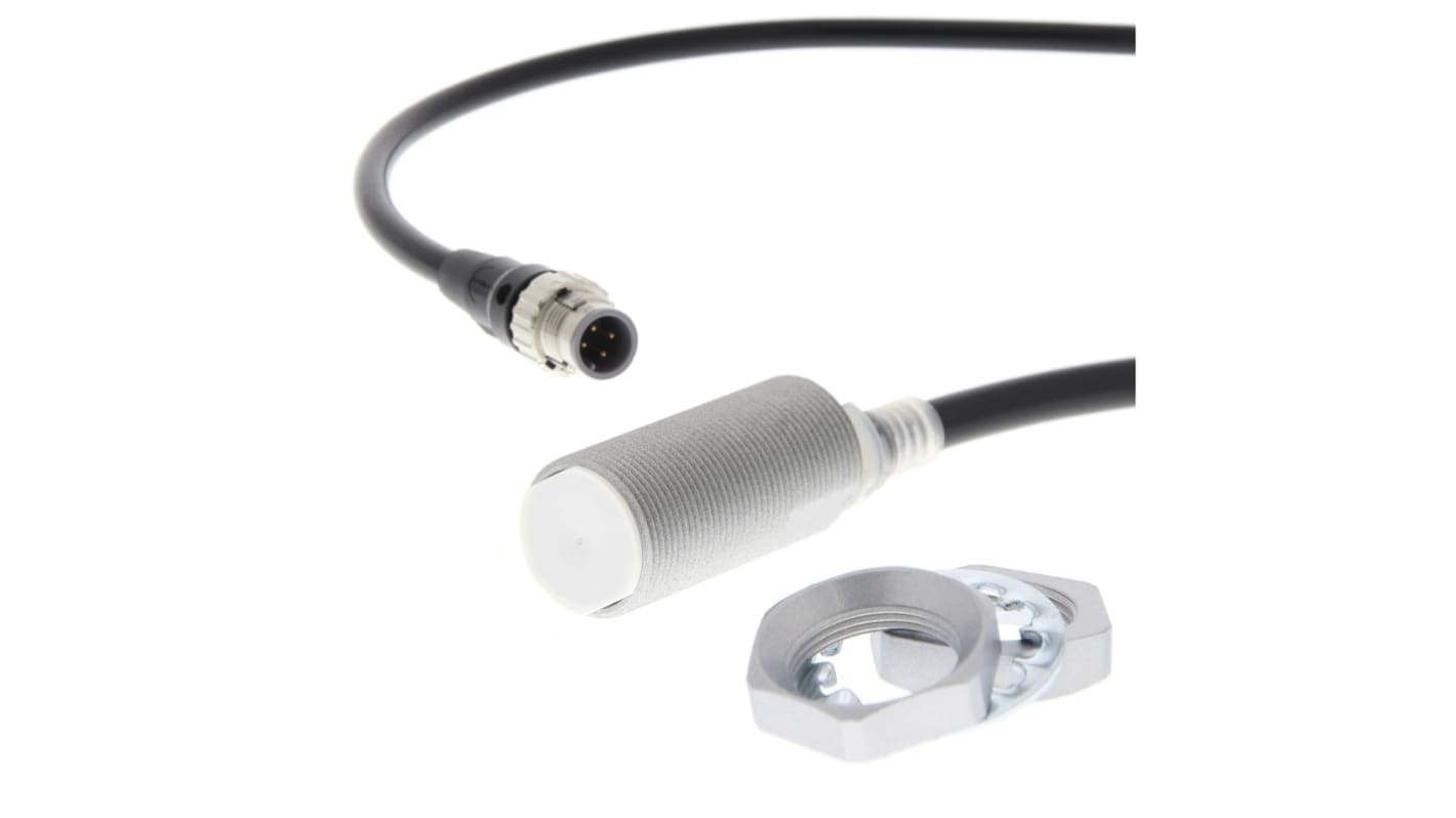 Rs-Online Sensore di prossimità Cilindro filettato Omron M18 rilevamento 11 mm 10 → 30 V CC