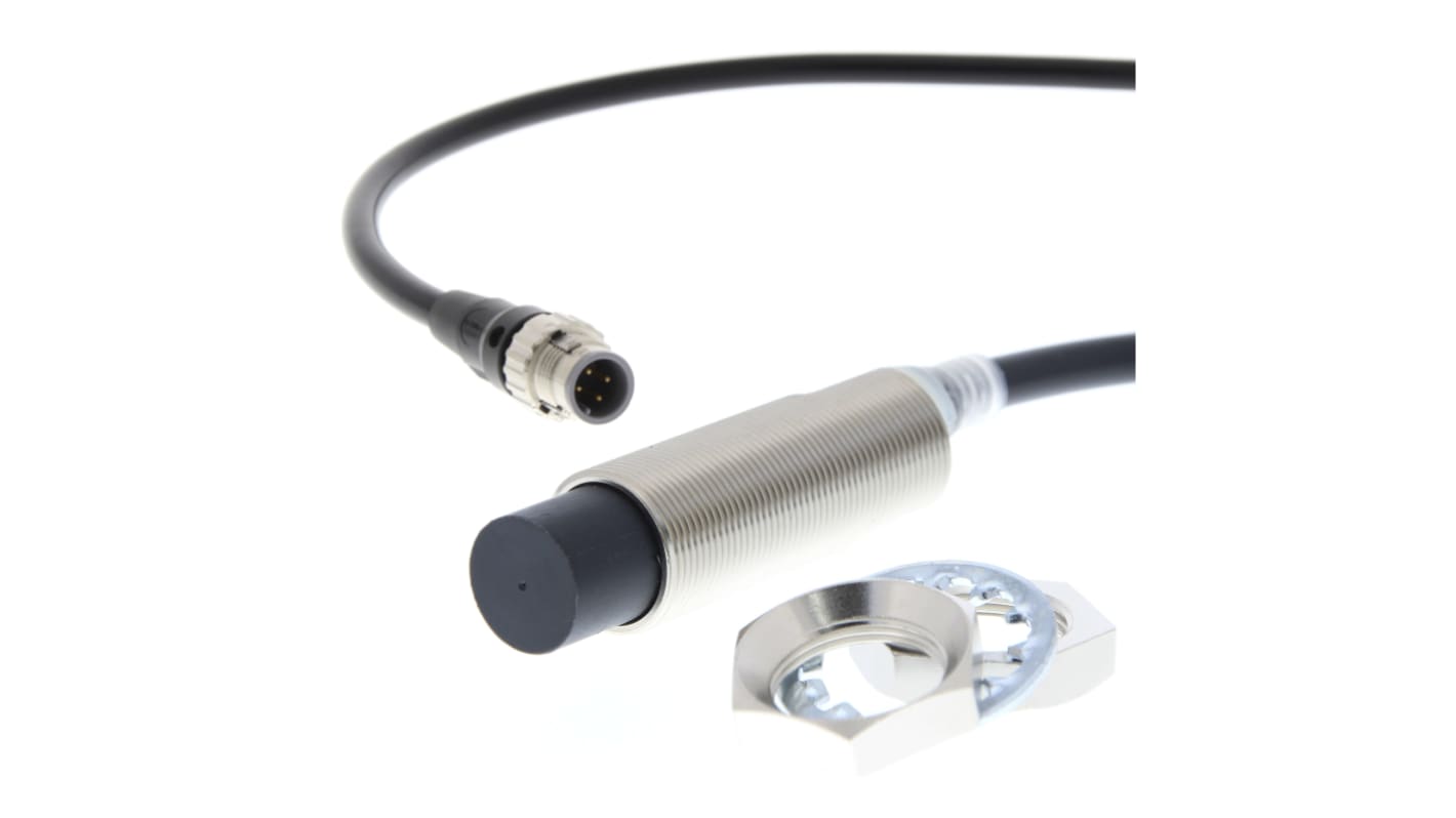 Rs-Online Sensore di prossimità Cilindro filettato Omron M18 rilevamento 20 mm 10 → 30 V CC