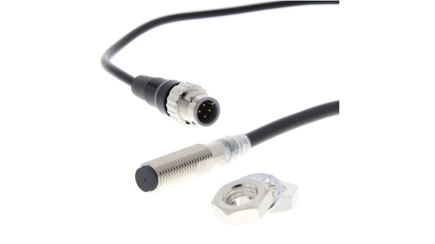 Rs-Online Sensore di prossimità Cilindro filettato Omron M8 rilevamento 3 mm 10 → 30 V CC