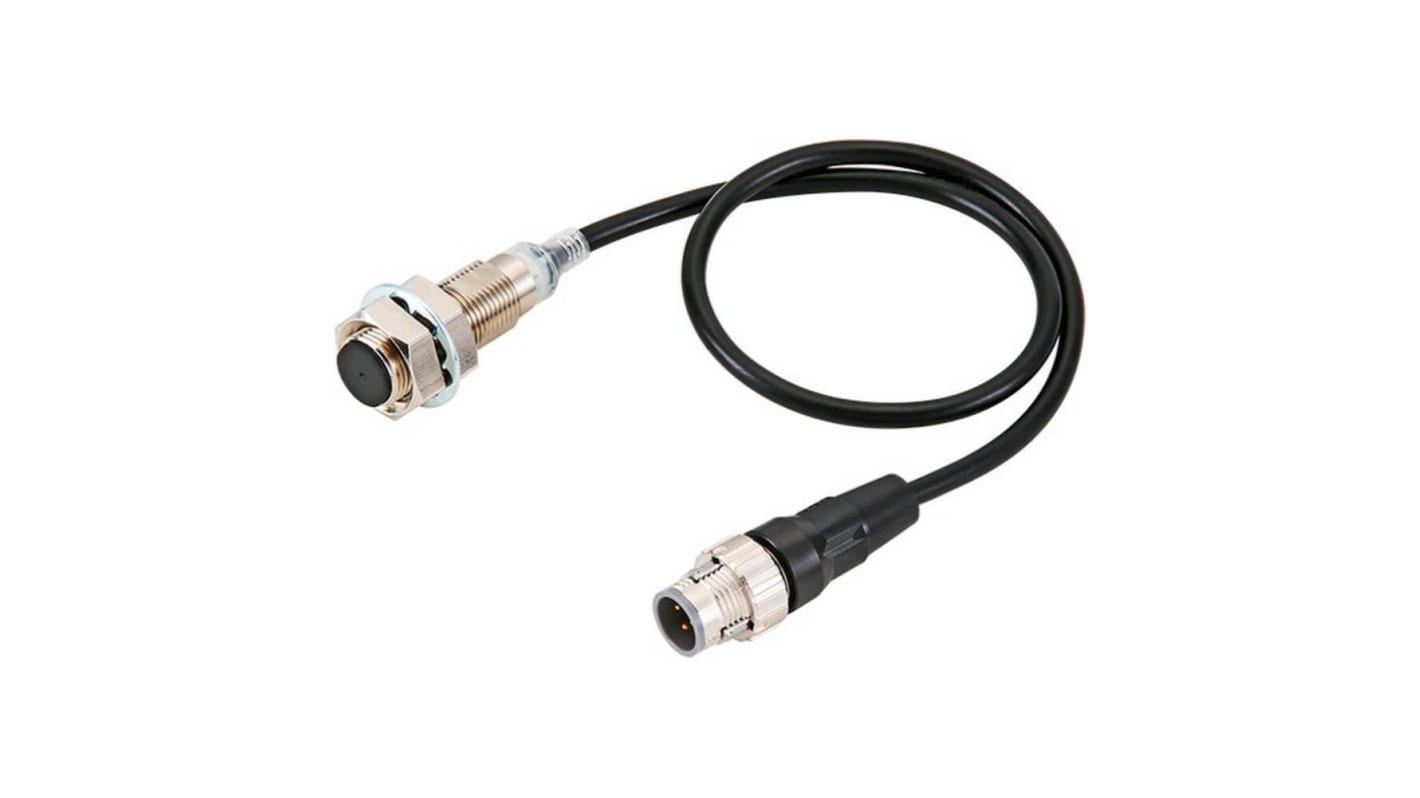 Rs-Online Sensore di prossimità Cilindro filettato Omron M12 rilevamento 7 mm 10 → 30 V CC
