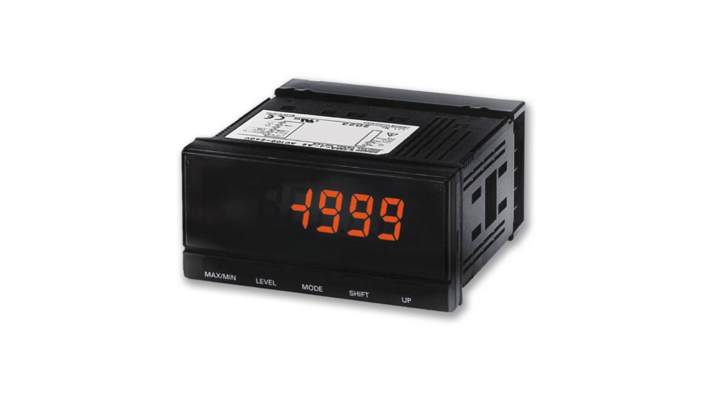 Omron 过程仪表, 测量0 → 5 V, 0 → 20 mA, 1 → 5 V, 4 → 20 mA, -5 → 5 V, -10 → 10 V,