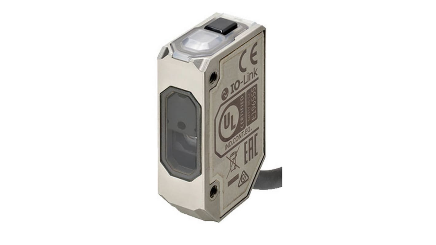 Rs-Online Sensore fotoelettrico Rettangolare Omron a soppressione di sfondo rilevamento 1000 mm uscita NPN
