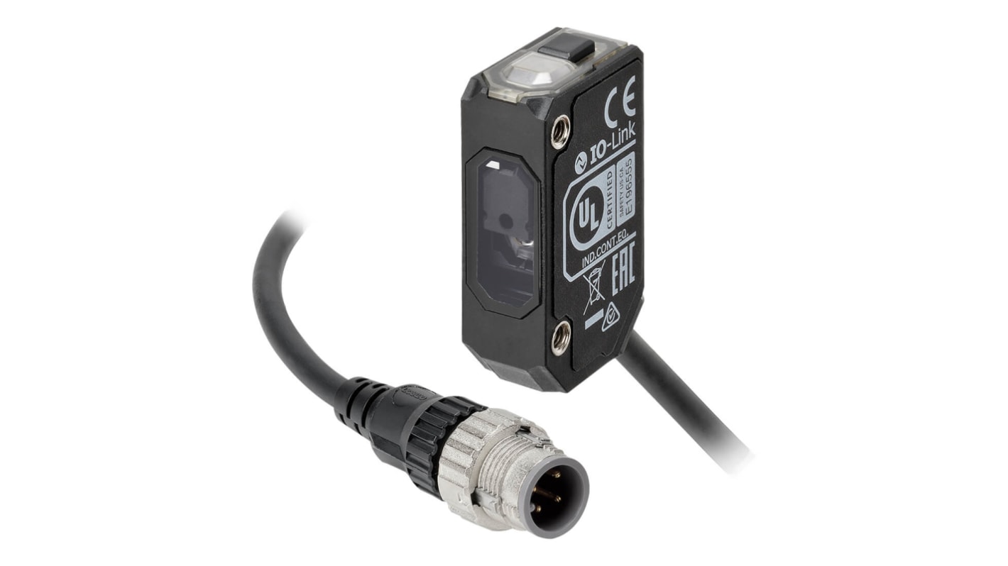 Rs-Online Sensore fotoelettrico Rettangolare Omron a soppressione di sfondo rilevamento 1500 mm uscita NPN