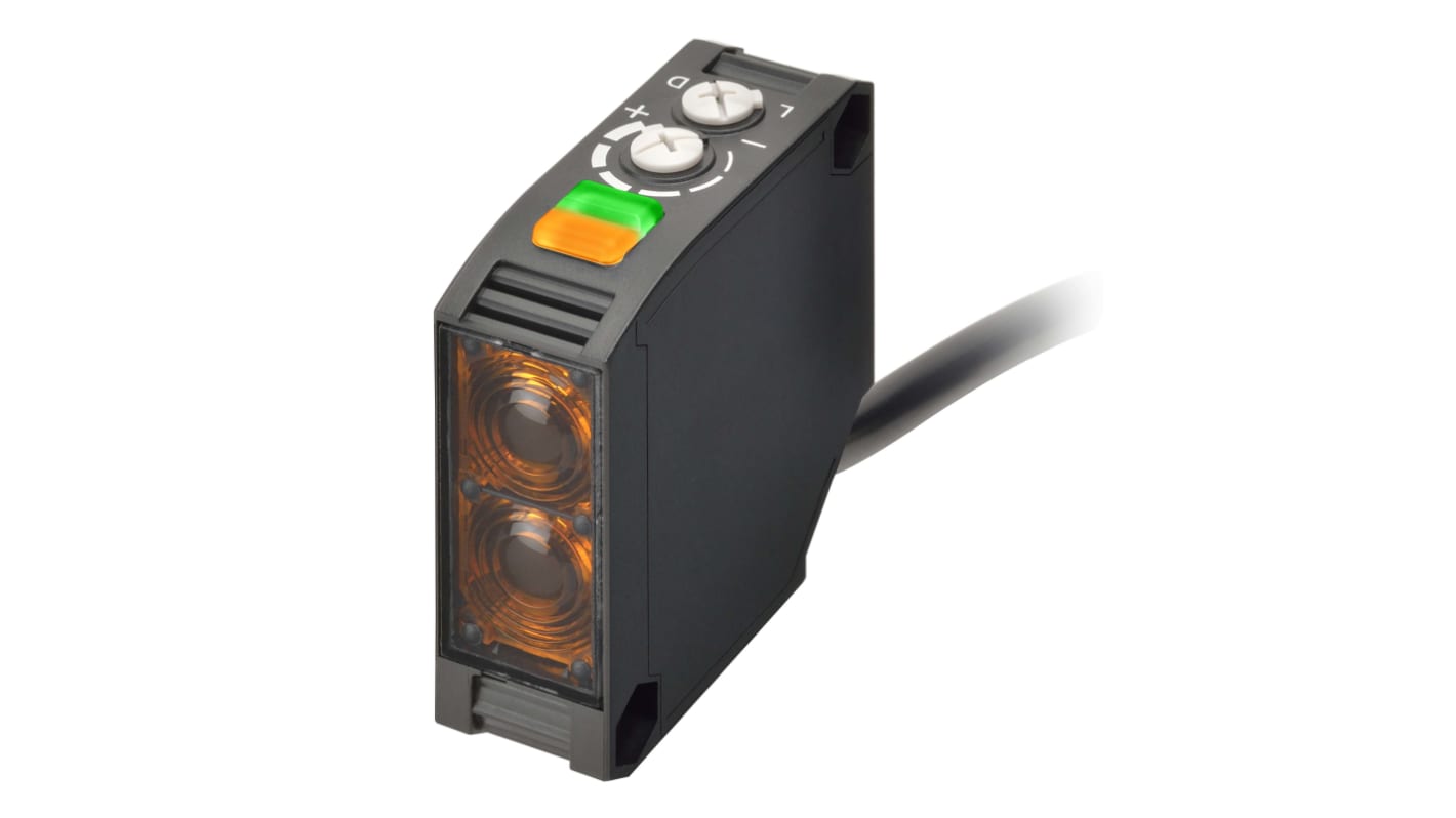 Rs-Online Sensore fotoelettrico Rettangolare Omron a diffusione rilevamento 2500 mm uscita Relè
