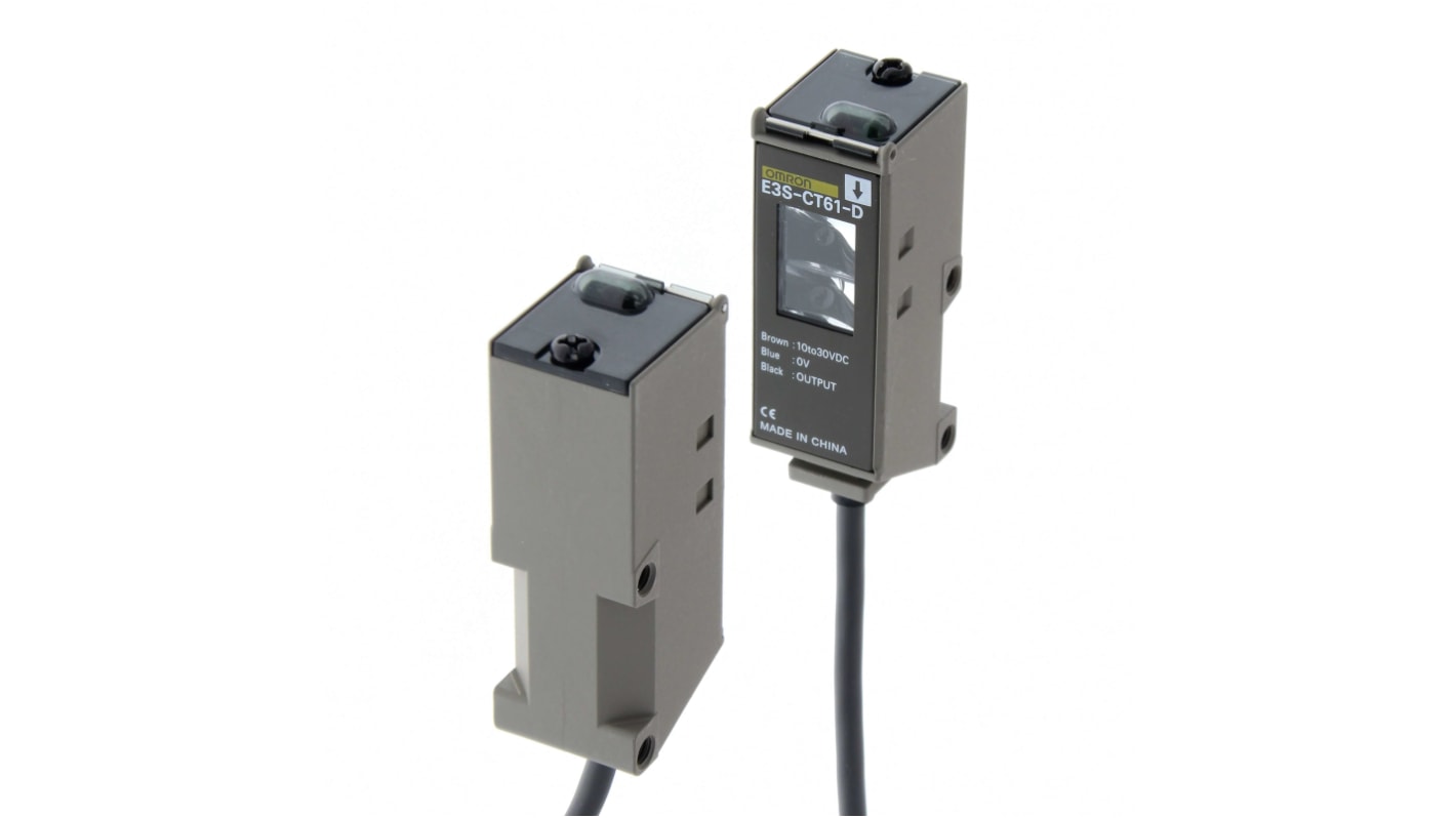 Rs-Online Sensore fotoelettrico Rettangolare Omron a fascio passante rilevamento 30000 mm uscita NPN/PNP