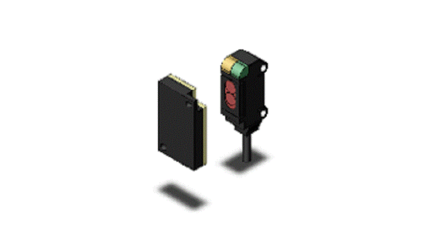 Rs-Online Sensore fotoelettrico Rettangolare Omron a retroriflessione rilevamento 200 mm uscita PNP