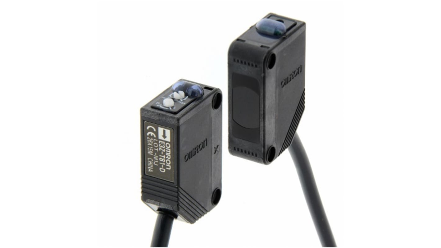 Rs-Online Sensore fotoelettrico Rettangolare Omron a fascio passante rilevamento 15000 mm uscita PNP