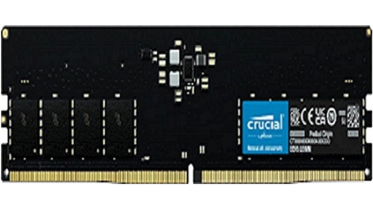 Crucial RAM (ランダムアクセスメモリ）, 32 GB, 5200Mbit/s, DDR5, CT32G52C42U5
