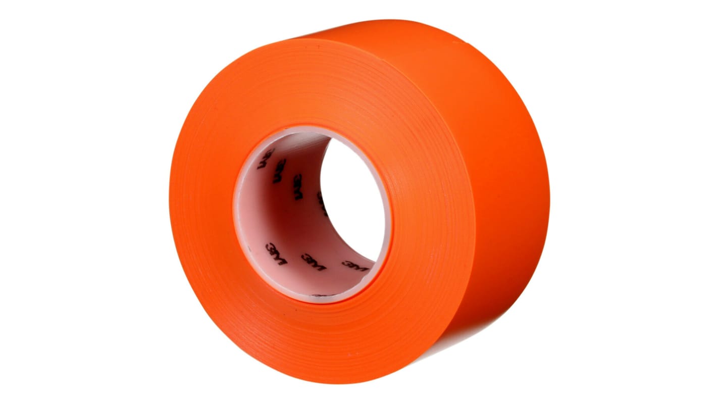 3M 971 Orange Vinyl 32.918m Floor Marking Tape, 0.432mm Thickness