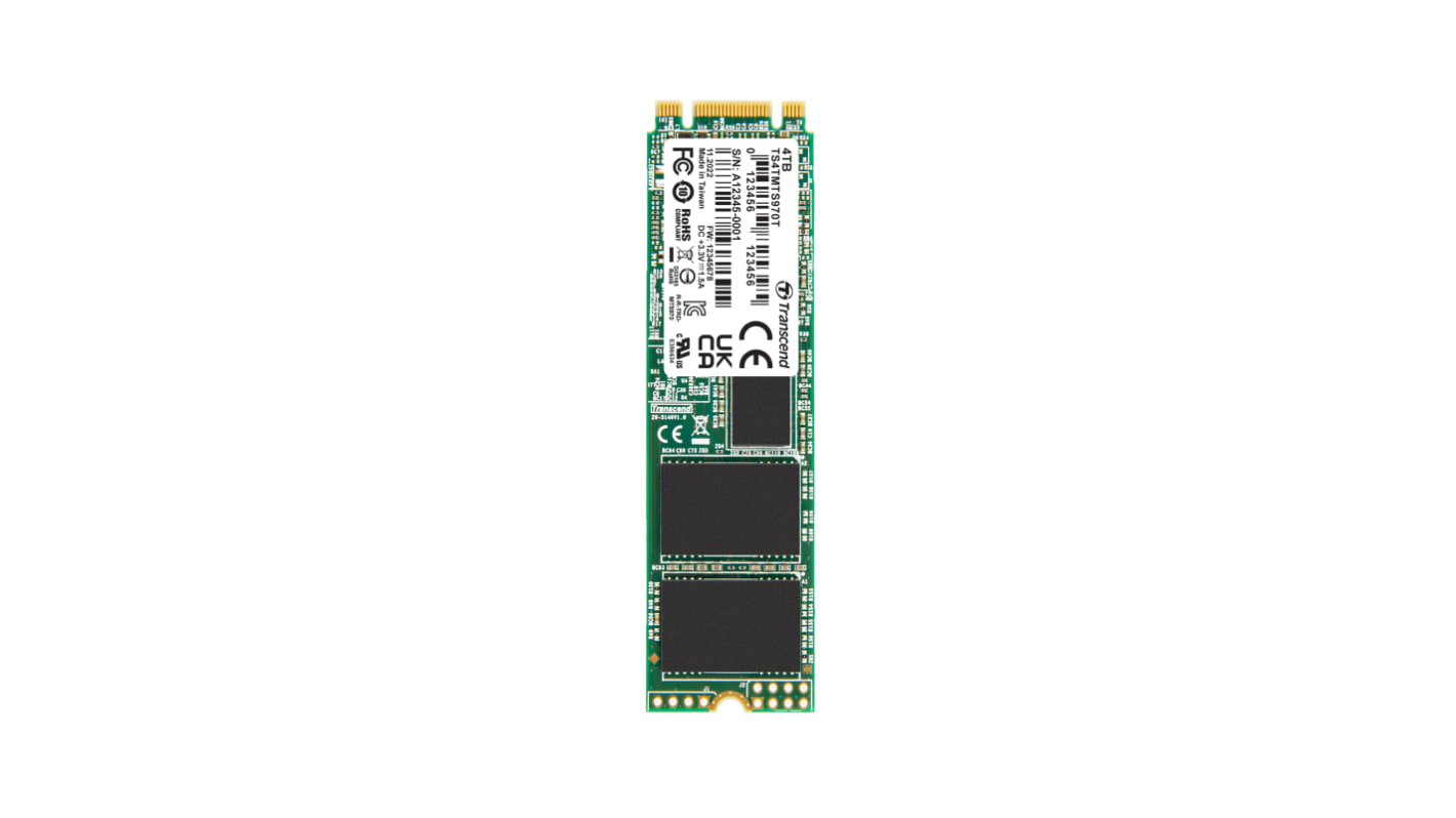 Transcend MTS970T M.2 2280 4 TB Internal SSD Hard Drive