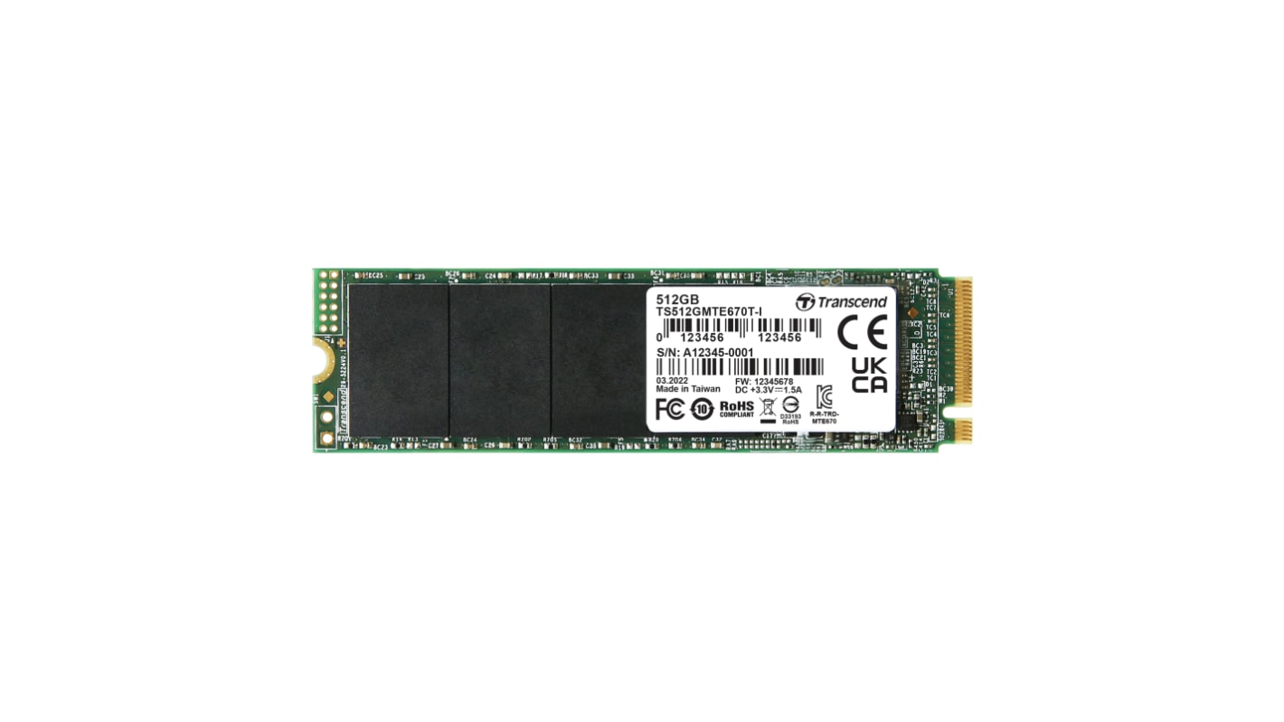 TS512GMTE670T I Transcend MTE670T I M.2 2280 512 GB Internal SSD Hard Drive RS