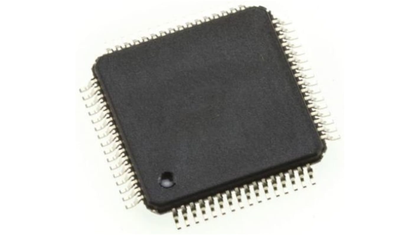 Renesas Electronics R5F51308ADFK#30, 32bit RXv1 Microcontroller MCU, RX130, 32MHz, 512 kB Flash, 64-Pin LQFP