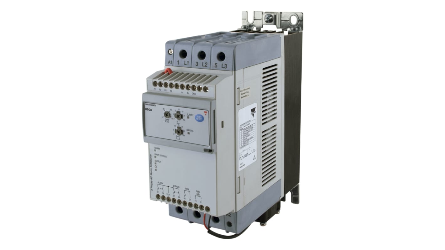 Carlo Gavazzi RSGD Soft Starter, 100 Amps, 400 V, 2 Phase, IP20