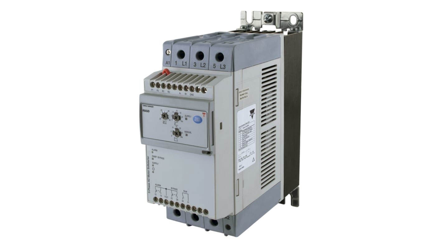 Carlo Gavazzi RSGD Soft Starter, 55 Amps, 400 V, 2 Phase, IP20
