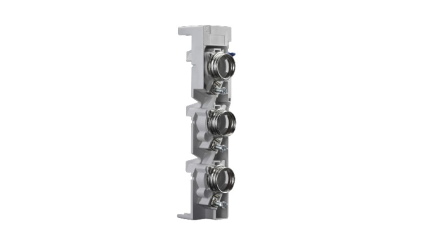 Rittal 25A Base Mount Fuse Holder, 3P, 500V