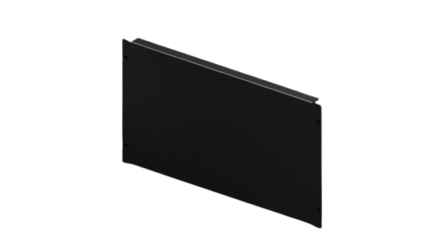 Rittal Black Steel Blanking Panel, 6U, 266 x 482.6mm